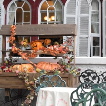 ハロウィンの日　横浜の風景
