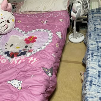 ベッドで休むことに