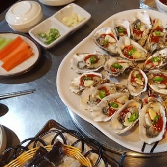 韓国で穴場中の穴場　海鮮刺身　海鮮焼の話題の御店教えます