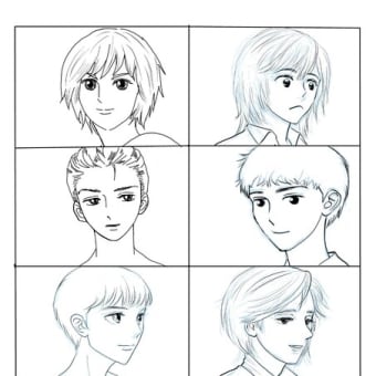 自作漫画のキャラ（男性）