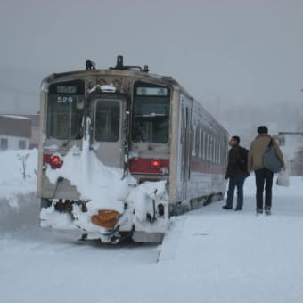 極寒の中の、鉄道の旅！！