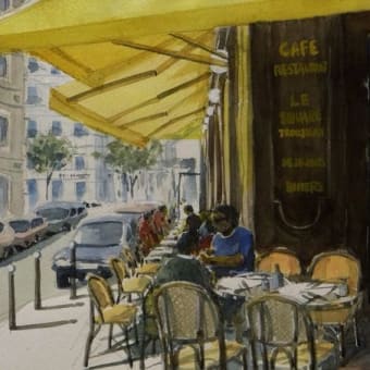 「　パリのカフェ　８　」
