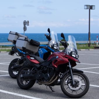 バイクに乗ろう　F800GS　F700GS　プチツー　七尾　氷見