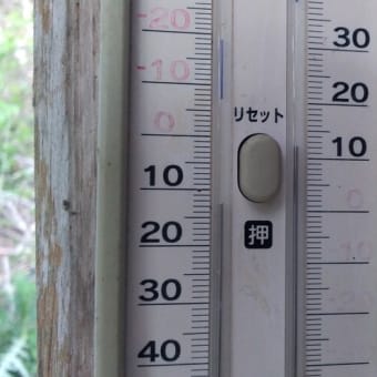 令和7年5月20日今朝の東祖谷12℃（10．4℃）
