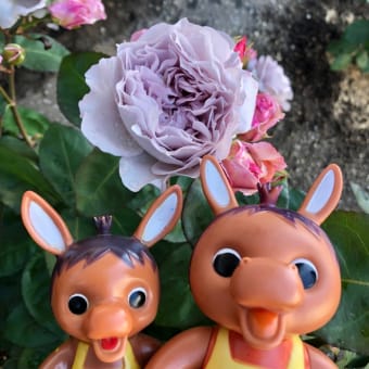 ロバくんと紫色の美しい薔薇