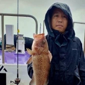 雨の中