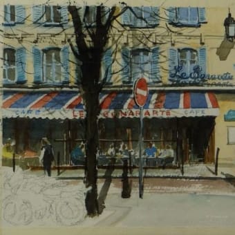 「　パリのカフェ　７　」
