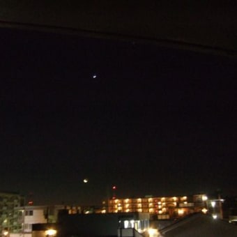 月と金星