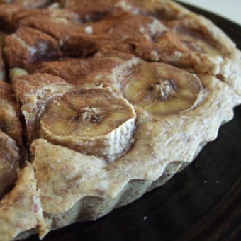 バナナとくるみのケーキ