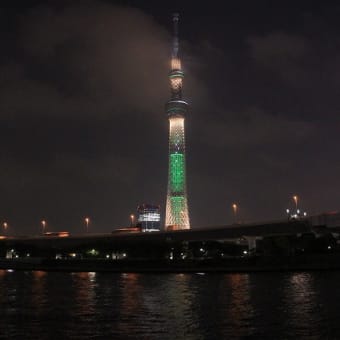 東京スカイツリー１周年記念特別ライトアップ