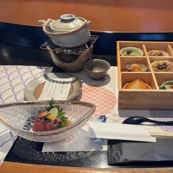 日本料理「関西」でお昼食〜帰途へ