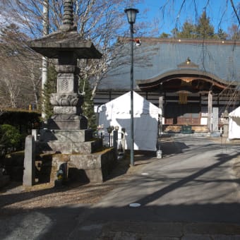 厳冬の軽井沢：水車の道と軽井沢宿神宮寺