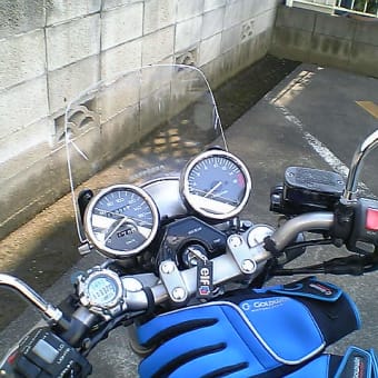 メーターバイザー購入！