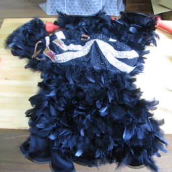 🌟手造り黒ドレス