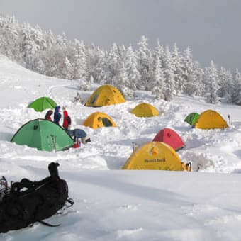 厳冬の西穂高岳へ　標高２９０８m