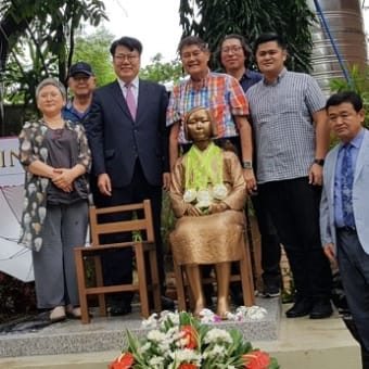フィリピンに「平和の少女像」が新たに設置された