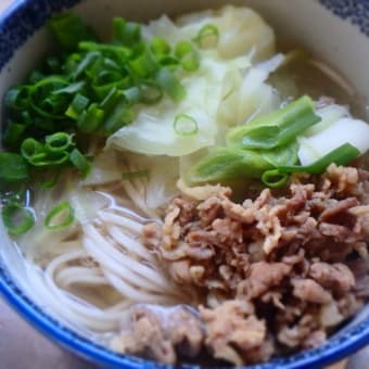 開戦78年、地粉うどん。