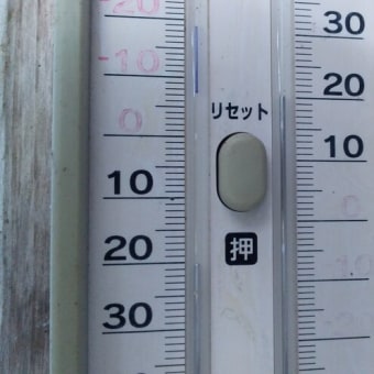 令和7年7月12日・今朝の東祖谷20℃（18.2℃）