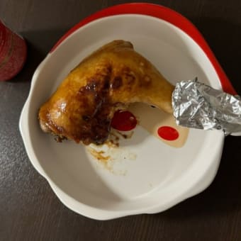 ローストレッグとノンアルコールスパークリングワイン　k-hashii-japan　2024年11月12日