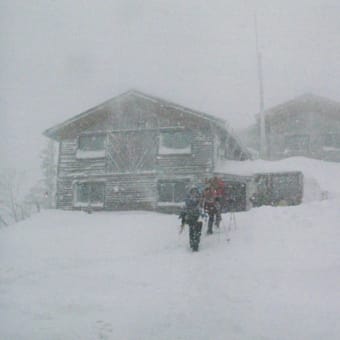 厳冬の西穂高岳へ　標高２９０８m