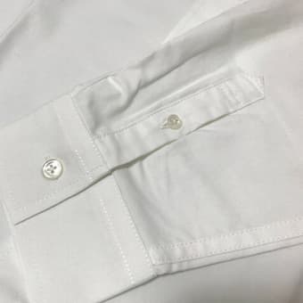 Dcollectionのオックスフォードシャツ＠ホワイト