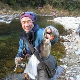 寒狭川中部渓流アマゴつりに行ってきました。