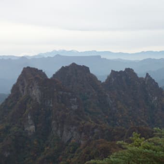 妙義山　表妙義山縦走と裏妙義山縦走