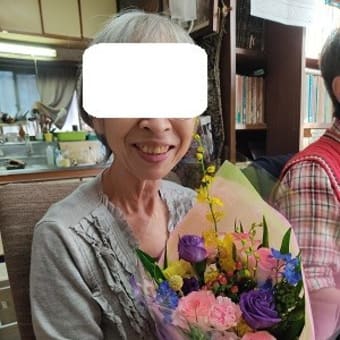 母、７４歳の誕生日