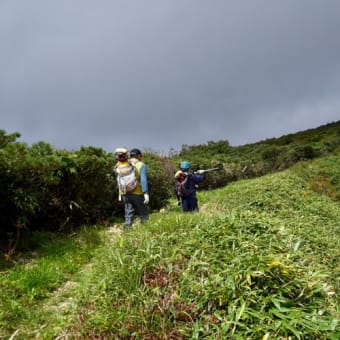 八瀬森登山道刈り払い　9/9~9/11