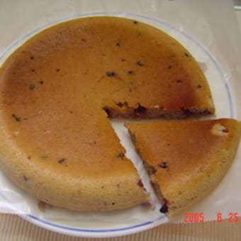 炊飯器ブルーベリーケーキ