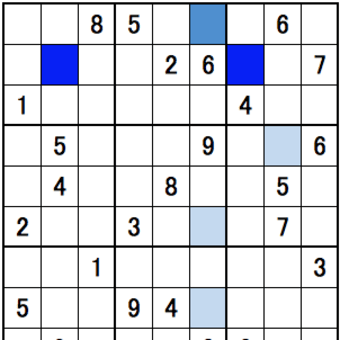 数独：朝日新聞2013年11月30日★★★★★