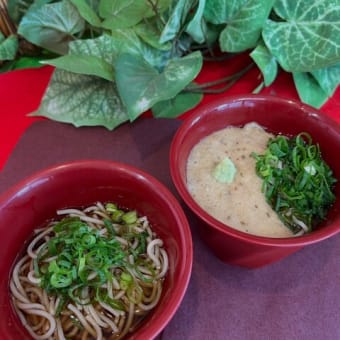 お子様にもちょうどいいサイズ、ミニサイズの冷たいお蕎麦！