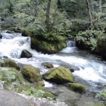 大鰐の露天良きかな秋の水