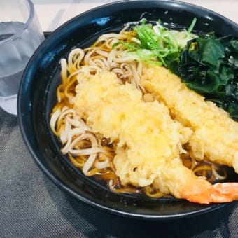 富士そばの乱切り蕎麦