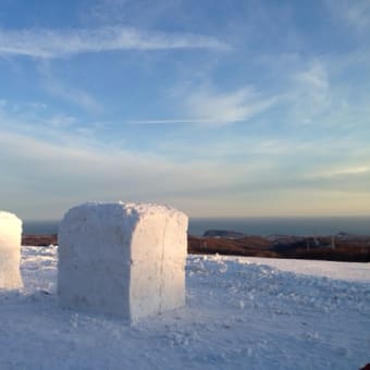 1/31,2/1雪像ブロック製作！(2)