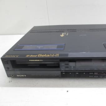「SONY ソニー SL-HF505 ベータビデオデッキ Ｈi-Band Beta hi-fi STEREO VIDEO CASSETTE RECORDER」買取しました。
