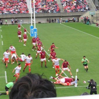 ジャパンラグビーリーグワン2024-25プレーオフ準決勝　東芝vsコベルコ