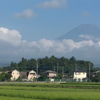 今朝の富士山（20250713）