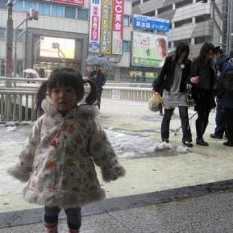 　初めての雪