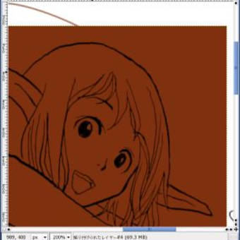 （３）パーツのレイヤーわけ