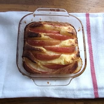 ホットケーキミックスで作る　アップルシナモンケーキ