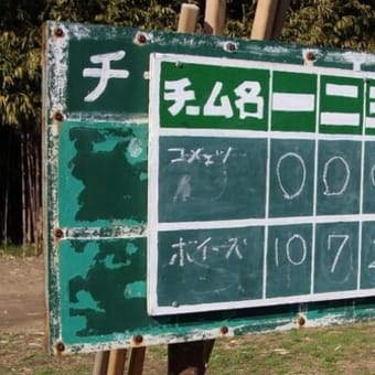 【低学年】落合コメッツ スーパーリーグ vs中板橋ボーイズ