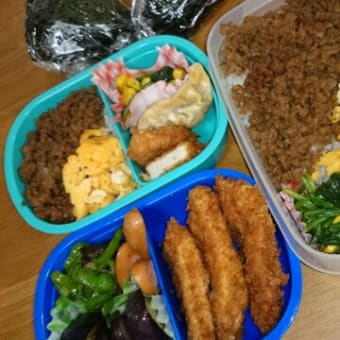 2食分のお弁当