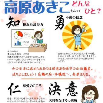 ご存知ですか？　高原あきこ先生を。