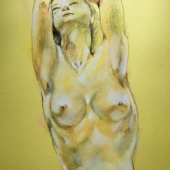 #nude #pastel drauing #pastel color