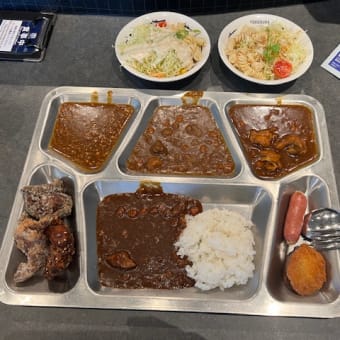 よこすか海軍カレー 横須賀海自カレー 海上自衛隊東京音楽隊チキンカレー 大人のキーマカレー / 横須賀海軍カレー本舗ベイサイドキッチン(コースカベイサイドストアーズ)