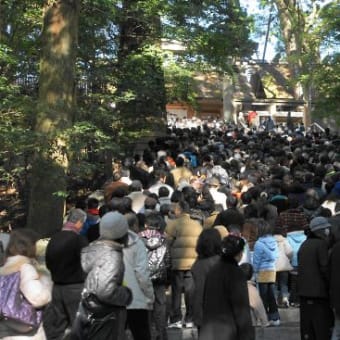 正月の伊勢神宮（内宮）
