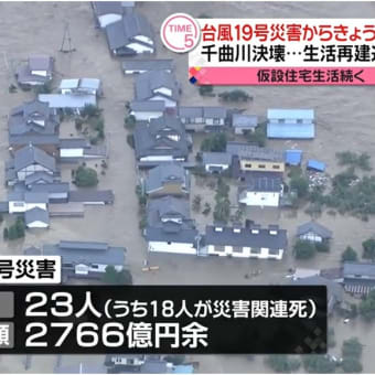 長野県に災害をもたらす台風