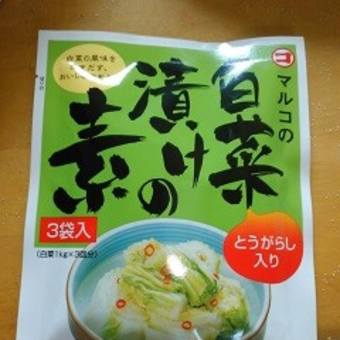 久しぶりに白菜漬けをしてみた。