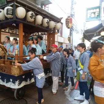 2017年9月15日　金曜日　武蔵小山商店街　お祭り